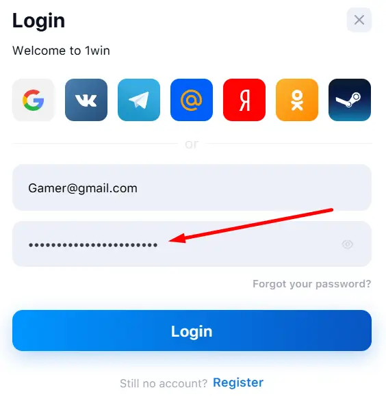 1win registration