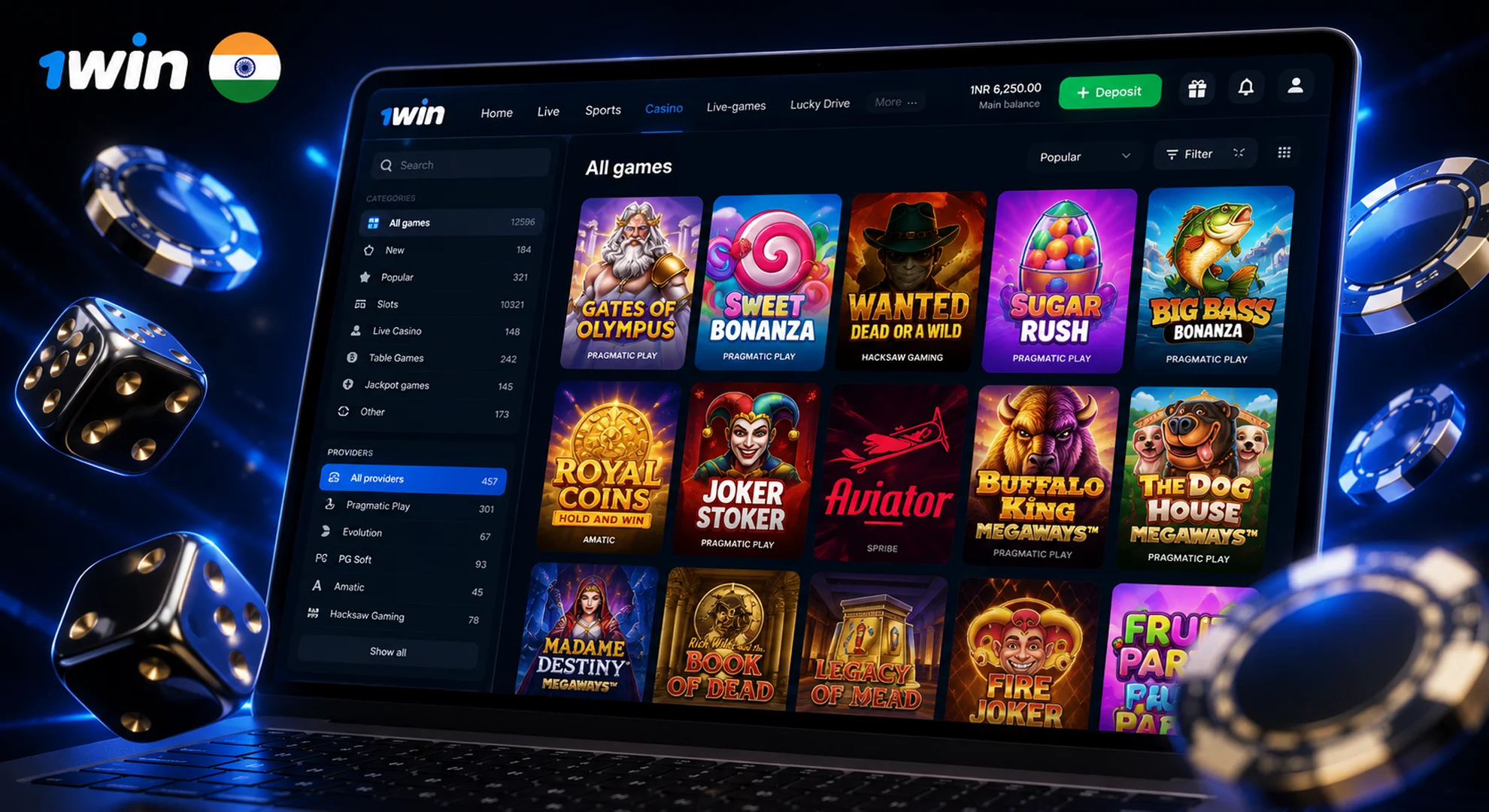 Quick step-by-step guide to start playing casino games on 1win official site